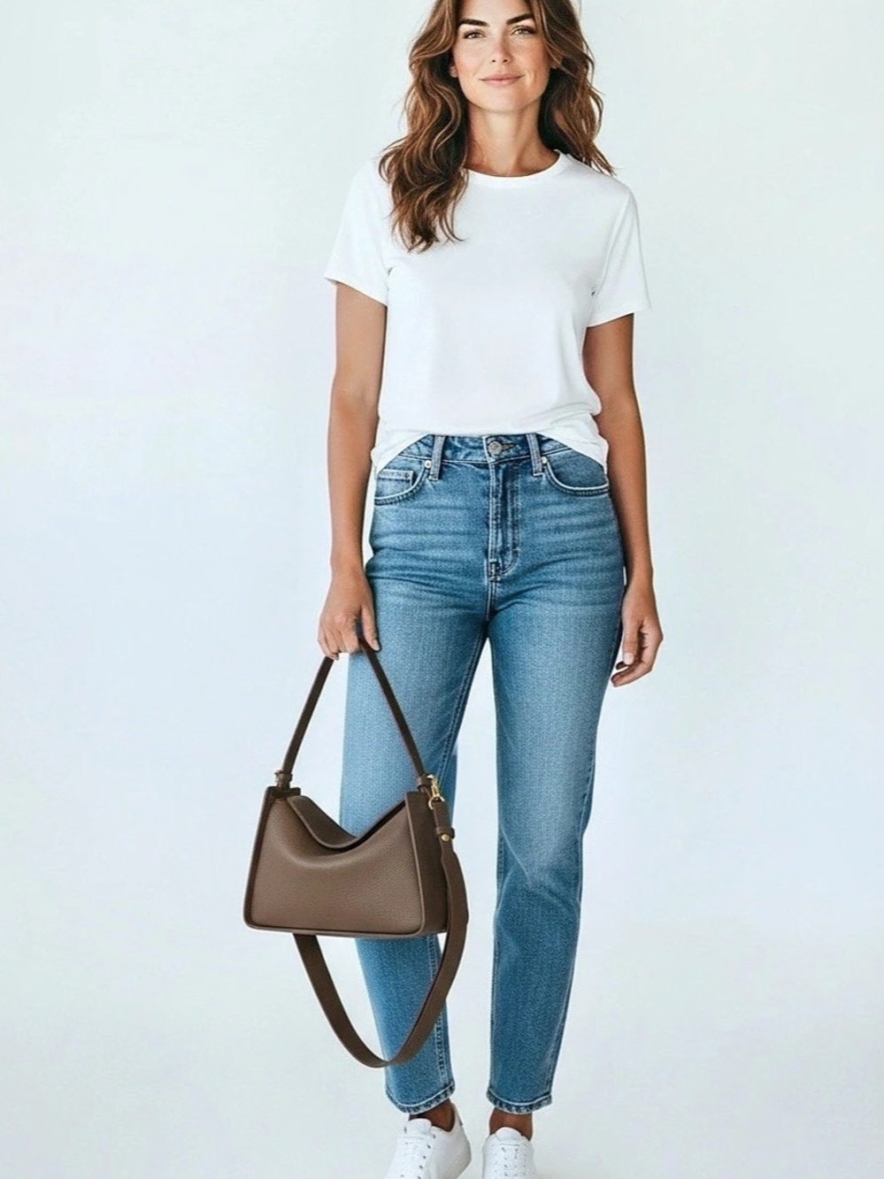 The Horse Clementine Bag Mushroom with Gold Hardware NWT